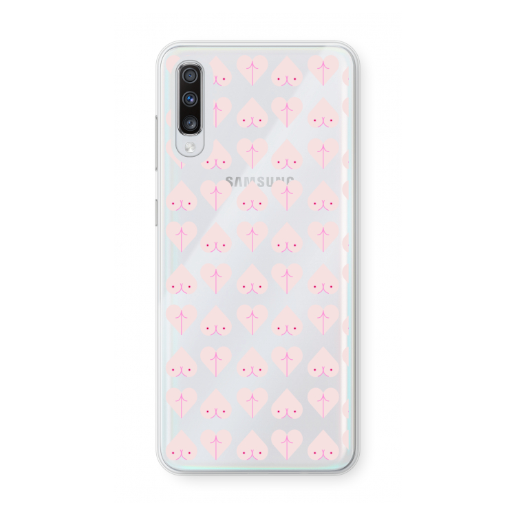Ass 'n Titties: Samsung Galaxy A70 Transparant Hoesje