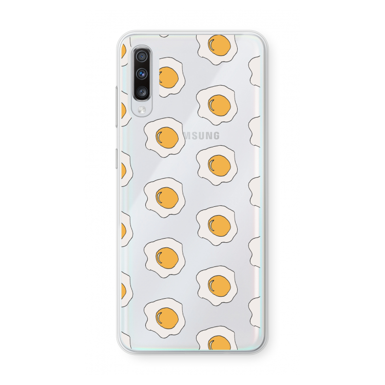 Bacon to my eggs #1: Samsung Galaxy A70 Transparant Hoesje