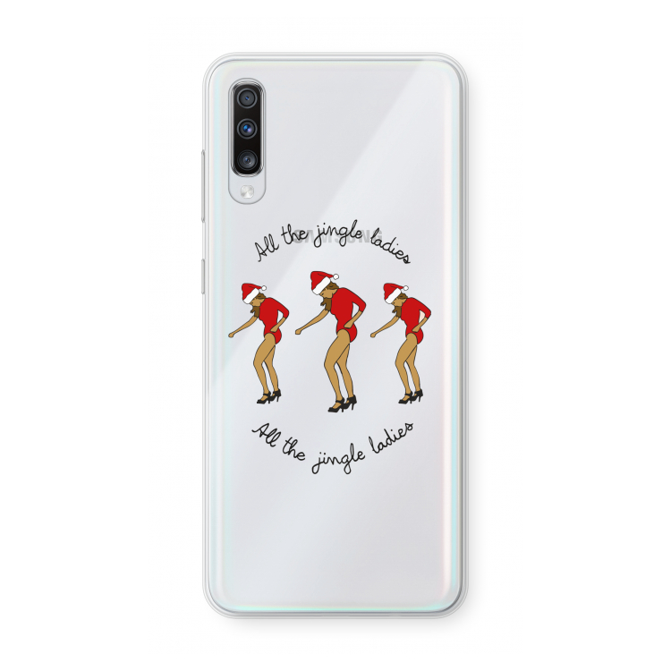 Jingle Ladies: Samsung Galaxy A70 Transparant Hoesje