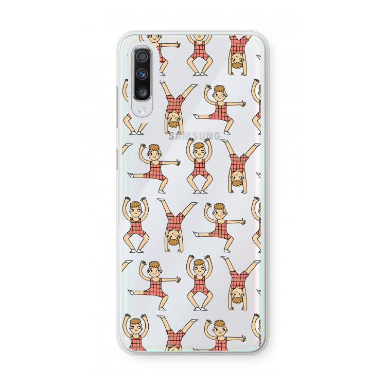 Gymboys: Samsung Galaxy A70 Transparant Hoesje