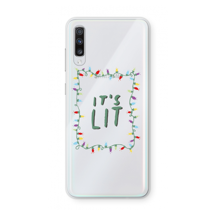 It's Lit: Samsung Galaxy A70 Transparant Hoesje