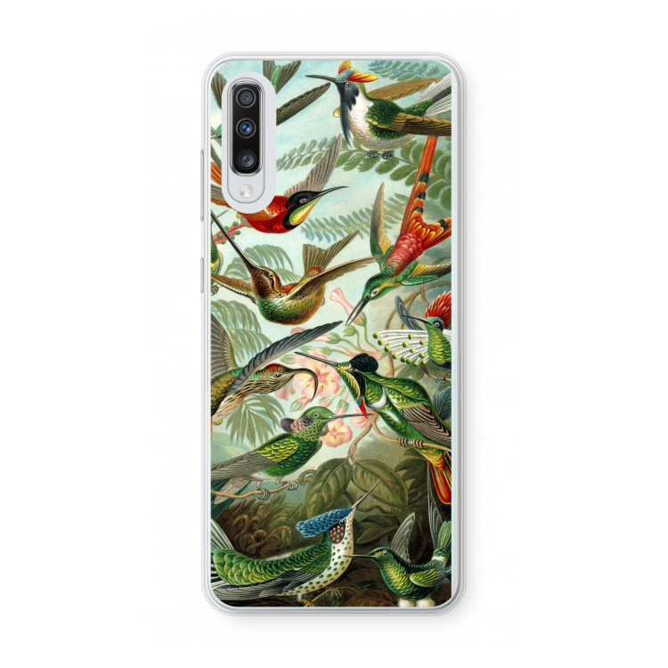 Haeckel Trochilidae: Samsung Galaxy A70 Transparant Hoesje