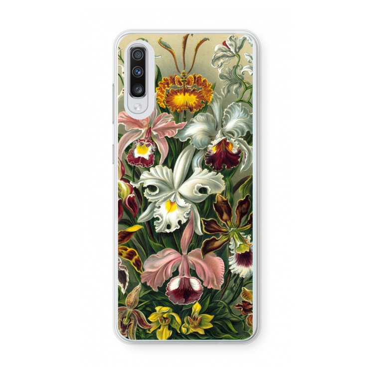 Haeckel Orchidae: Samsung Galaxy A70 Transparant Hoesje