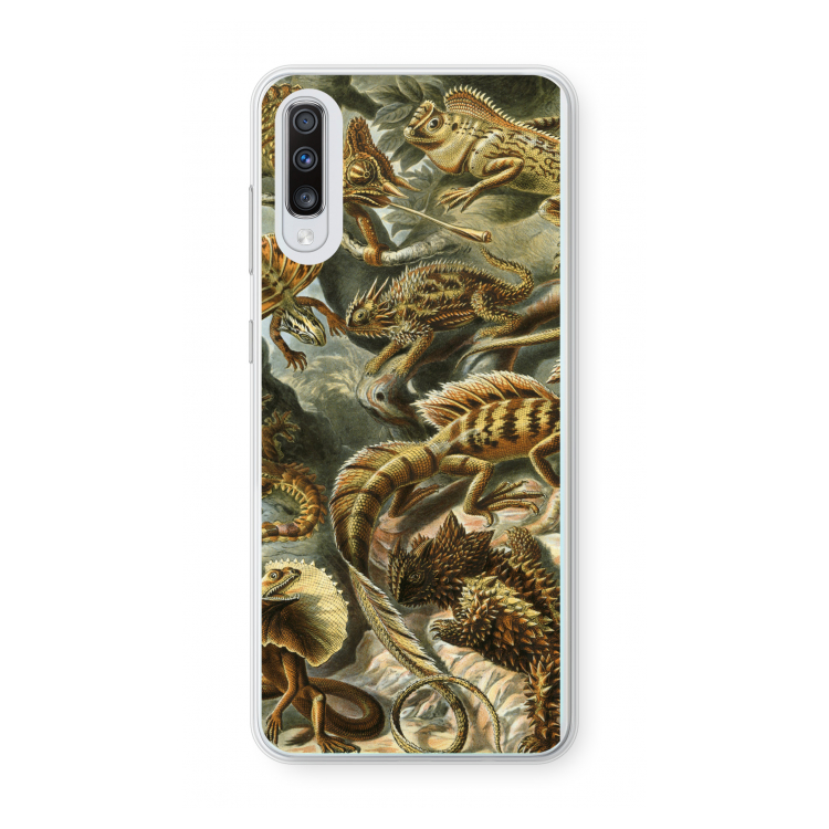 Haeckel Lacertilia: Samsung Galaxy A70 Transparant Hoesje