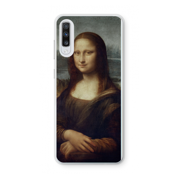 Mona Lisa: Samsung Galaxy A70 Transparant Hoesje