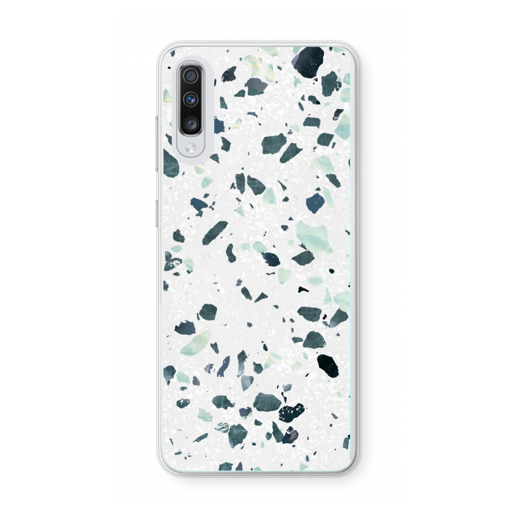 Terrazzo N°2: Samsung Galaxy A70 Transparant Hoesje