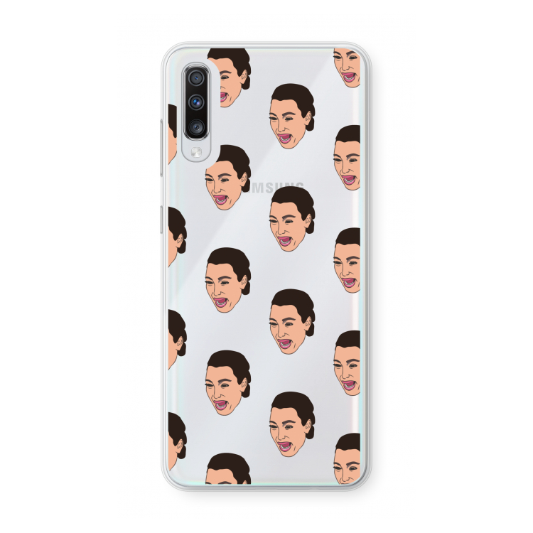 Ugly Cry Call: Samsung Galaxy A70 Transparant Hoesje
