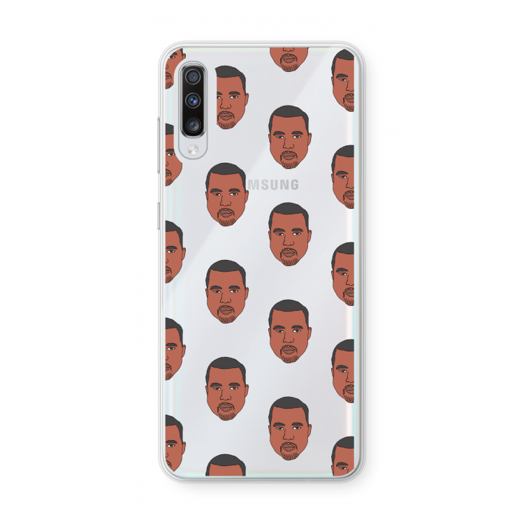 Kanye Call Me?: Samsung Galaxy A70 Transparant Hoesje