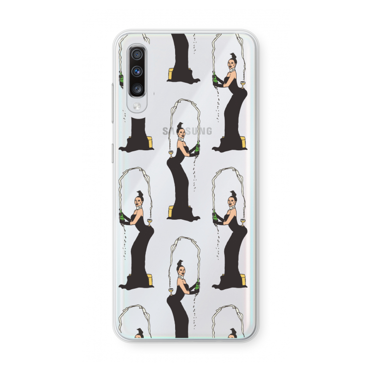 Pop Some Kim: Samsung Galaxy A70 Transparant Hoesje