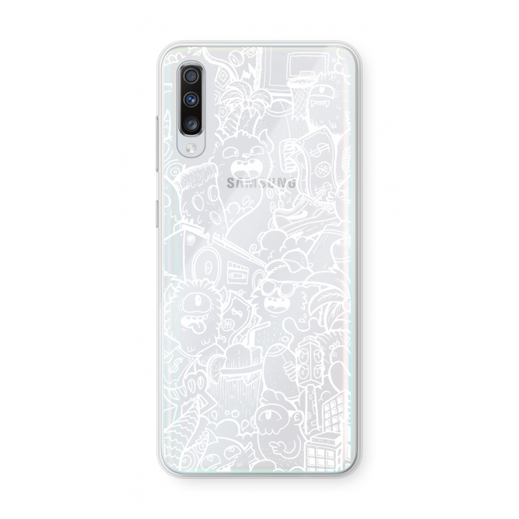 Vexx City #2: Samsung Galaxy A70 Transparant Hoesje