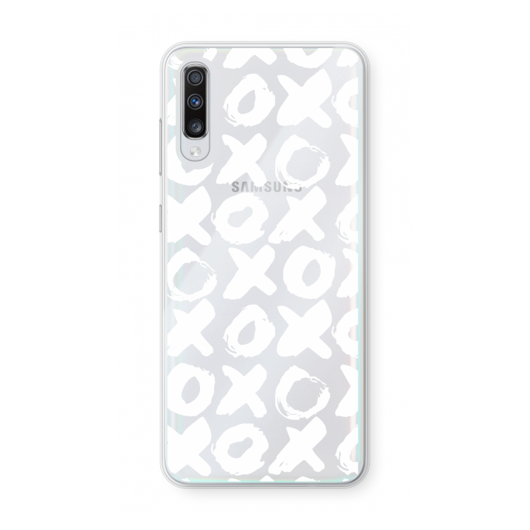 XOXO: Samsung Galaxy A70 Transparant Hoesje