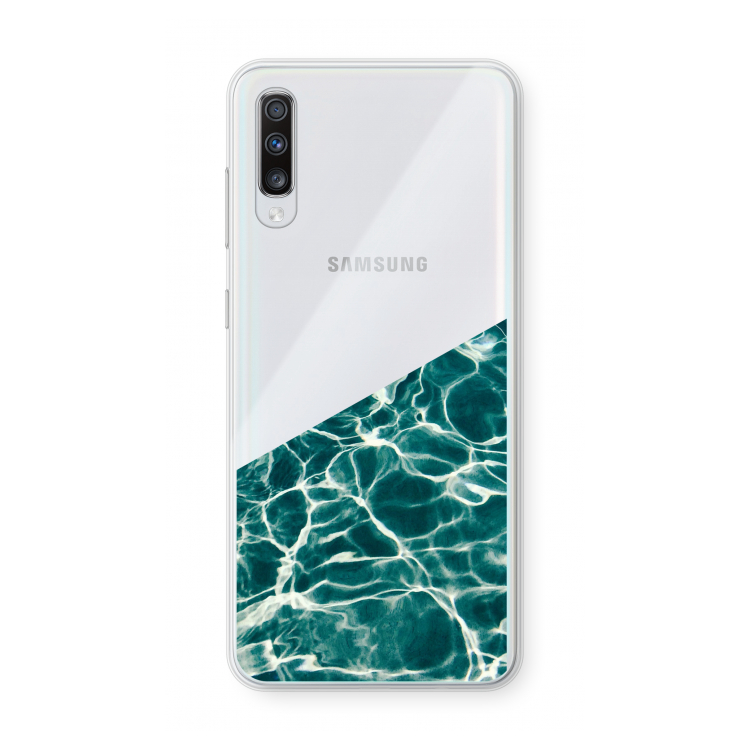 Weerkaatsing water: Samsung Galaxy A70 Transparant Hoesje