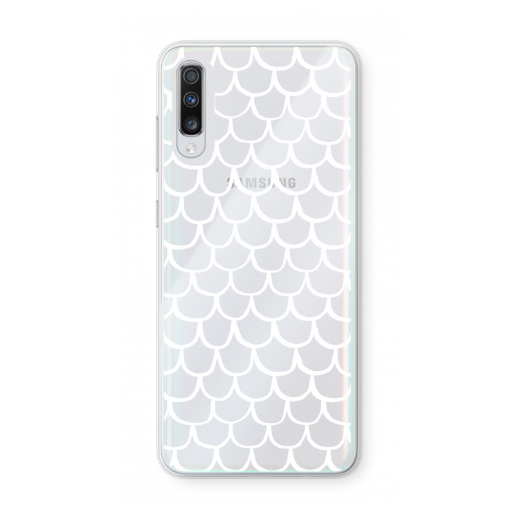 Dakpannetjes: Samsung Galaxy A70 Transparant Hoesje