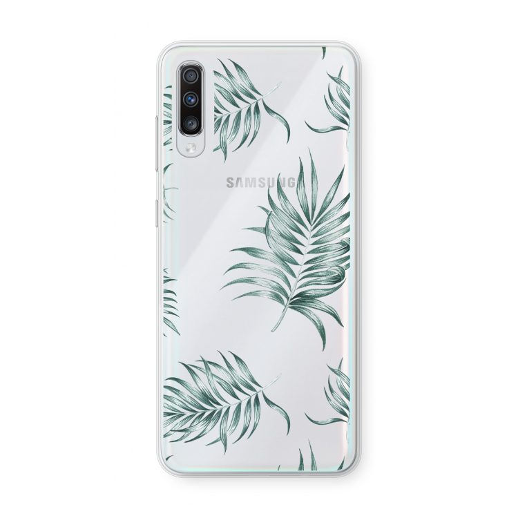 Simple leaves: Samsung Galaxy A70 Transparant Hoesje