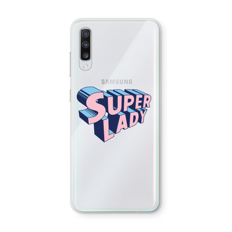 Superlady: Samsung Galaxy A70 Transparant Hoesje