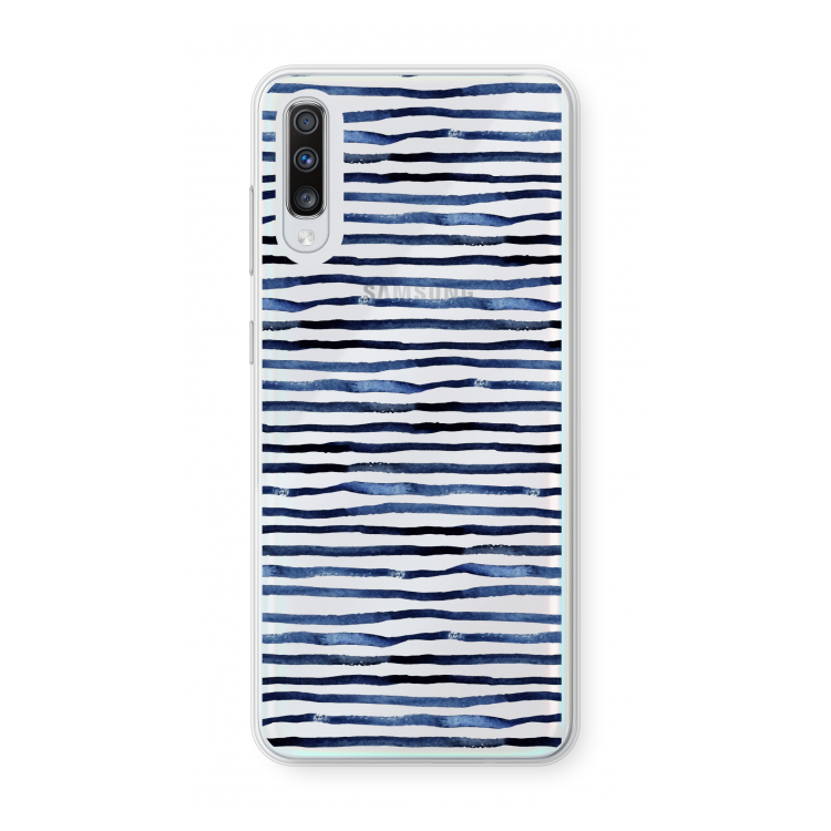 Verrassende lijnen: Samsung Galaxy A70 Transparant Hoesje