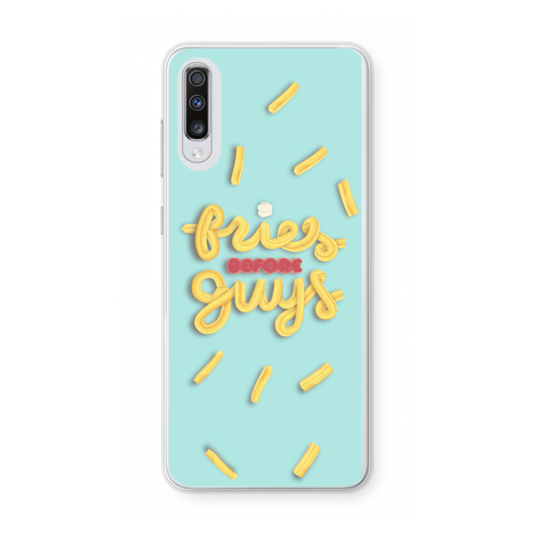 Always fries: Samsung Galaxy A70 Transparant Hoesje