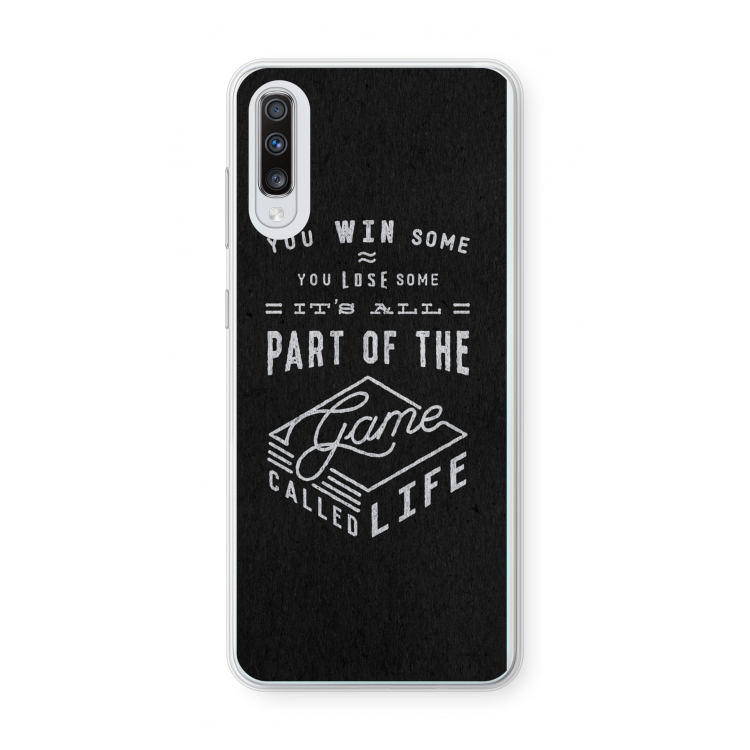 Life: Samsung Galaxy A70 Transparant Hoesje