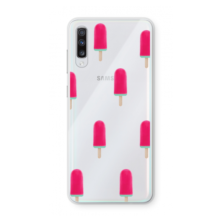 Waterijsje: Samsung Galaxy A70 Transparant Hoesje