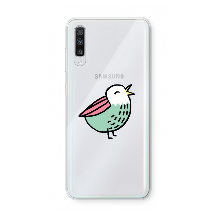 Birdy: Samsung Galaxy A70 Transparant Hoesje