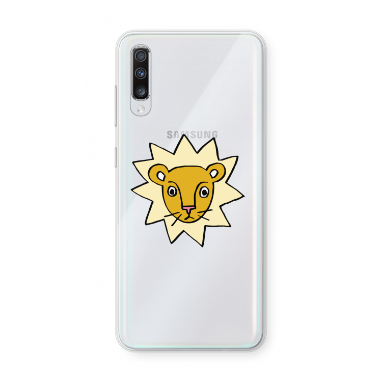 Kleine leeuw: Samsung Galaxy A70 Transparant Hoesje