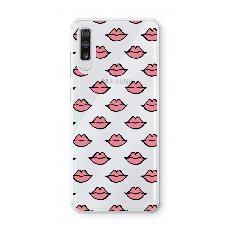 Lipjes: Samsung Galaxy A70 Transparant Hoesje