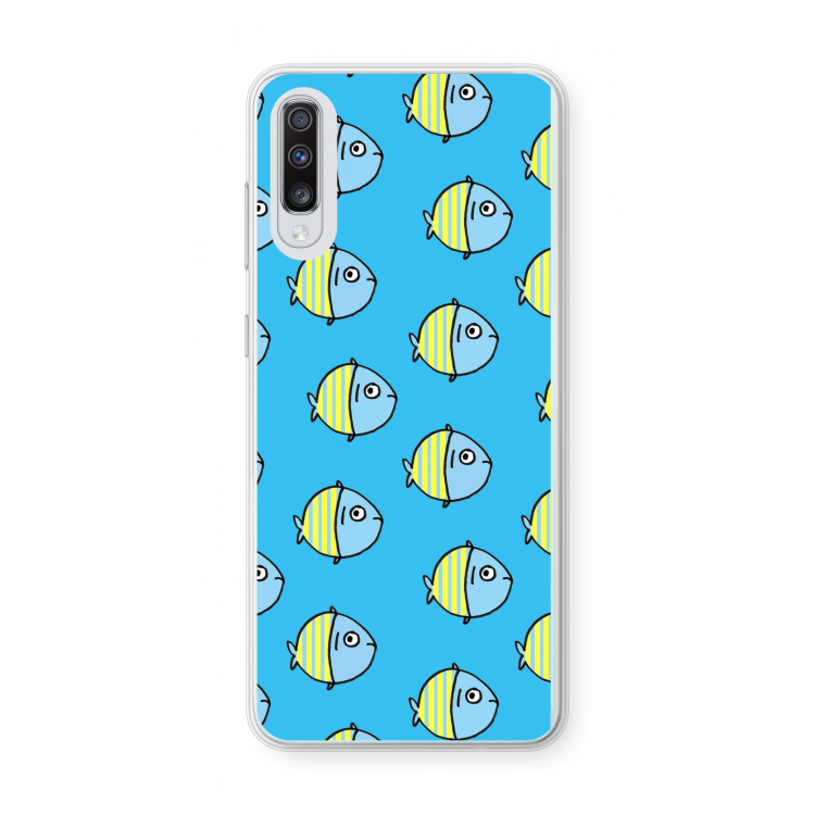 Visjes: Samsung Galaxy A70 Transparant Hoesje