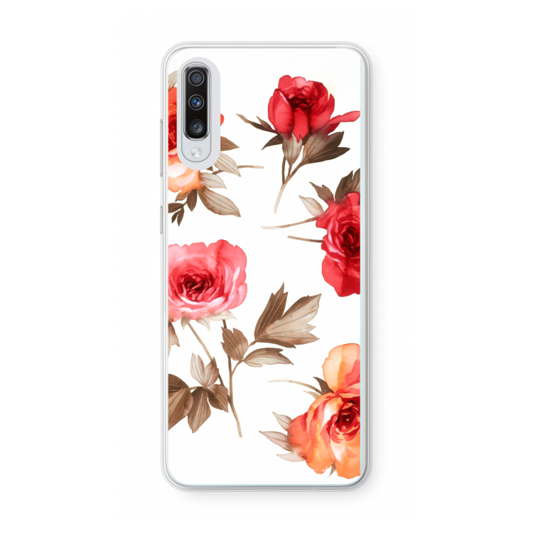 Roosjes: Samsung Galaxy A70 Transparant Hoesje