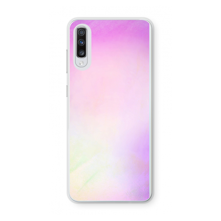 Flow mist pastel: Samsung Galaxy A70 Transparant Hoesje