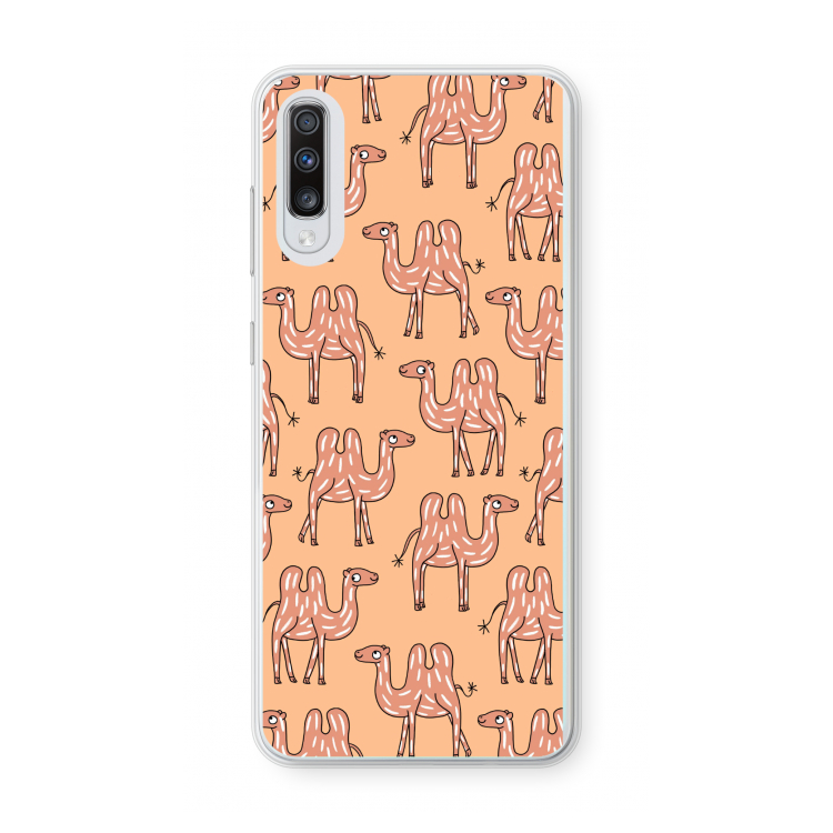 Kameel: Samsung Galaxy A70 Transparant Hoesje