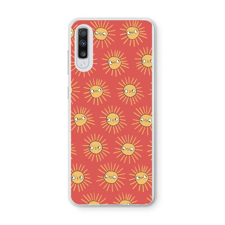 Zon: Samsung Galaxy A70 Transparant Hoesje