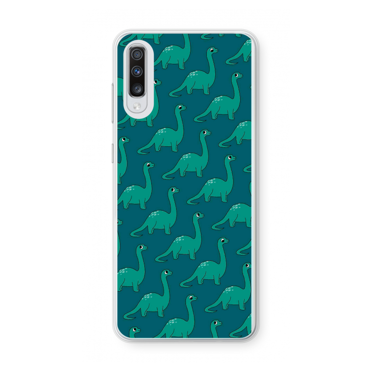 Diplodocus: Samsung Galaxy A70 Transparant Hoesje