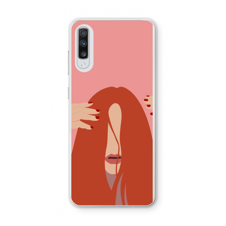 Woke up like this: Samsung Galaxy A70 Transparant Hoesje