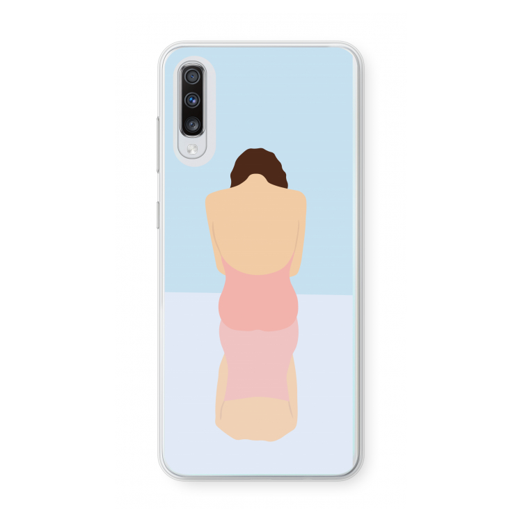 Mirror: Samsung Galaxy A70 Transparant Hoesje