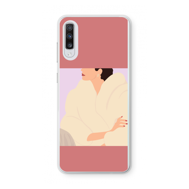 Cosy: Samsung Galaxy A70 Transparant Hoesje