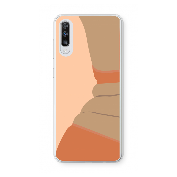 Bikini: Samsung Galaxy A70 Transparant Hoesje