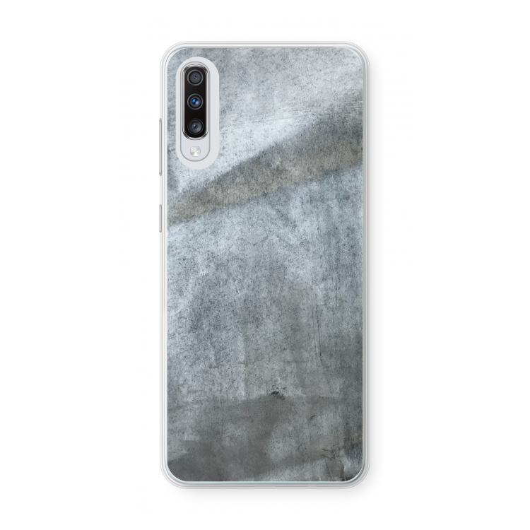 Grey Stone: Samsung Galaxy A70 Transparant Hoesje