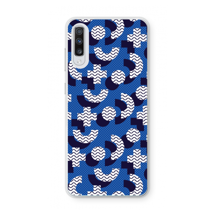 8-bit N°5: Samsung Galaxy A70 Transparant Hoesje