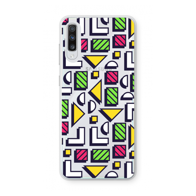 8-bit N°4: Samsung Galaxy A70 Transparant Hoesje