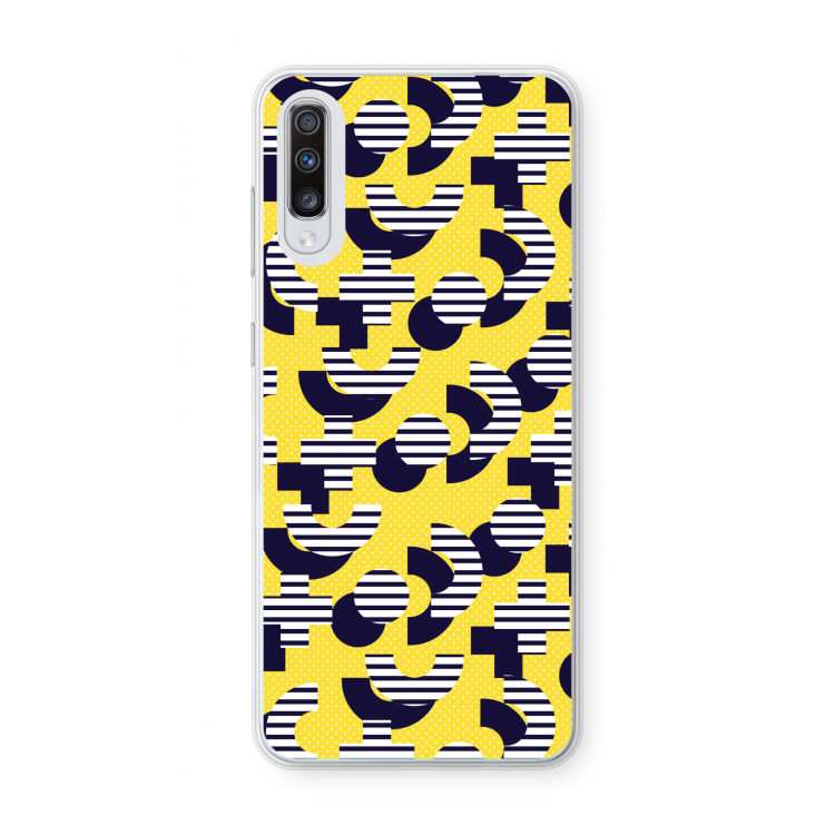 8-bit N°3: Samsung Galaxy A70 Transparant Hoesje