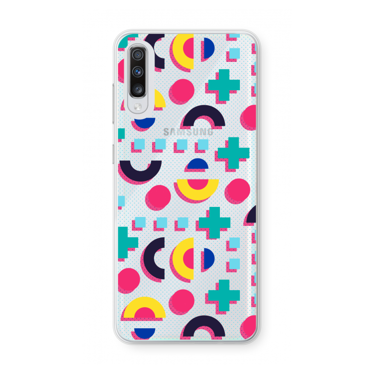 8-bit N°2: Samsung Galaxy A70 Transparant Hoesje