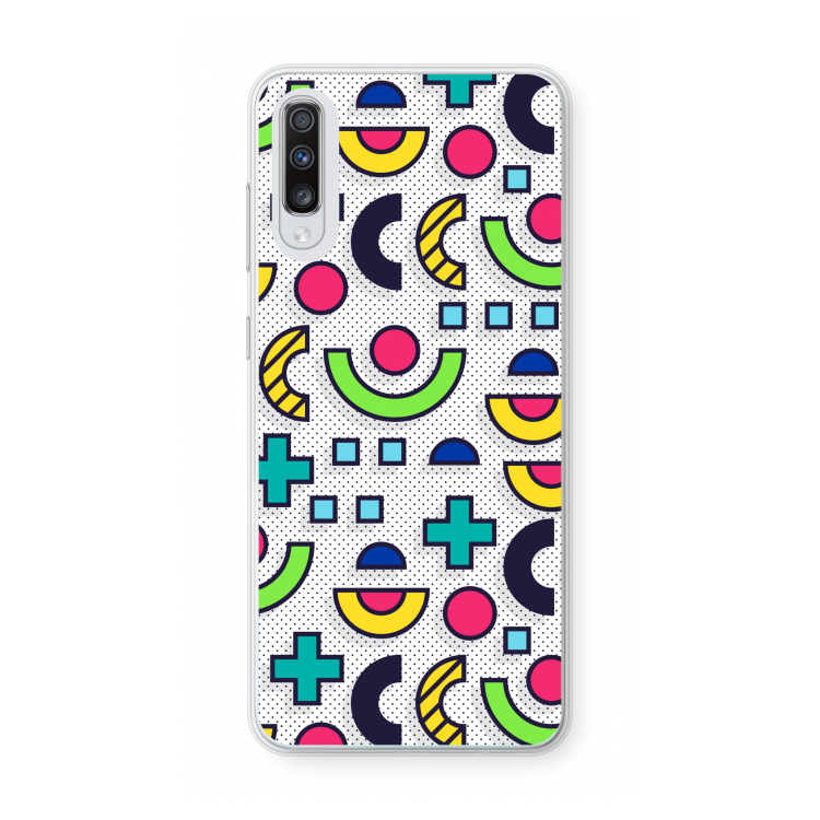 8-bit N°6: Samsung Galaxy A70 Transparant Hoesje