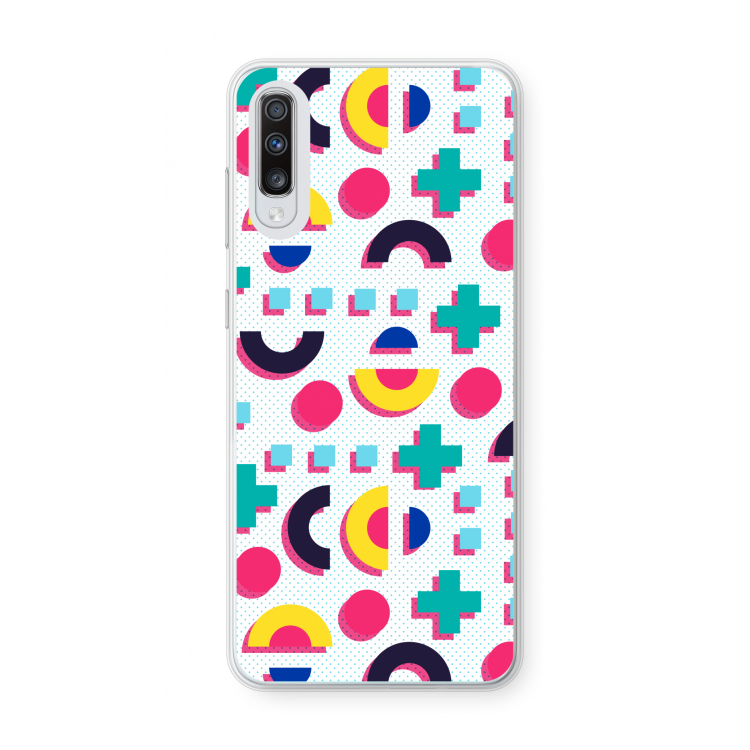 8-bit N°2: Samsung Galaxy A70 Transparant Hoesje