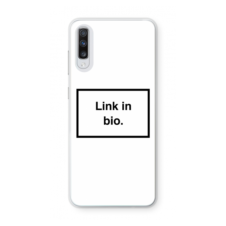 Link in bio: Samsung Galaxy A70 Transparant Hoesje