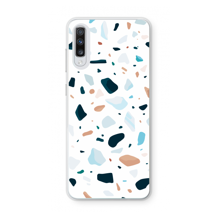 Terrazzo N°13: Samsung Galaxy A70 Transparant Hoesje