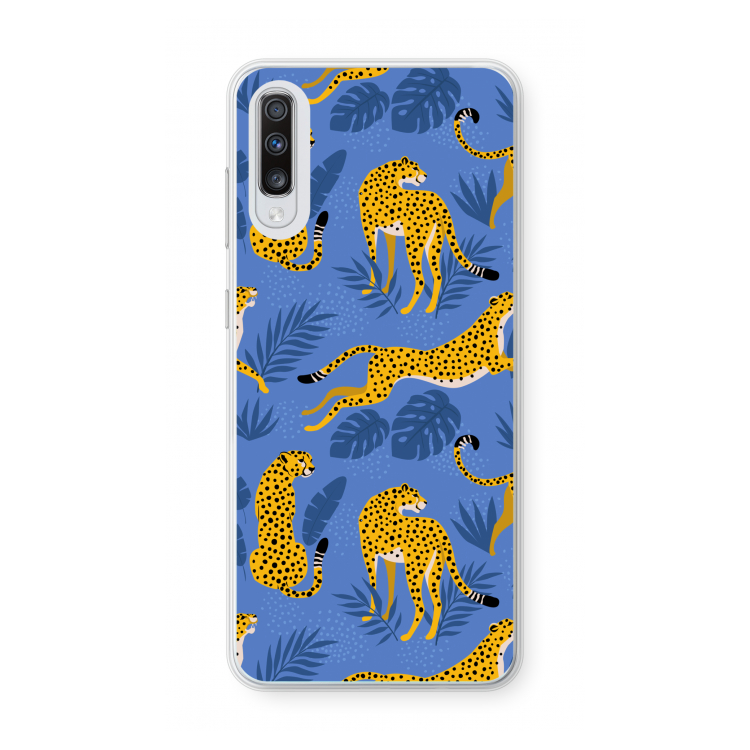 Luipaard: Samsung Galaxy A70 Transparant Hoesje