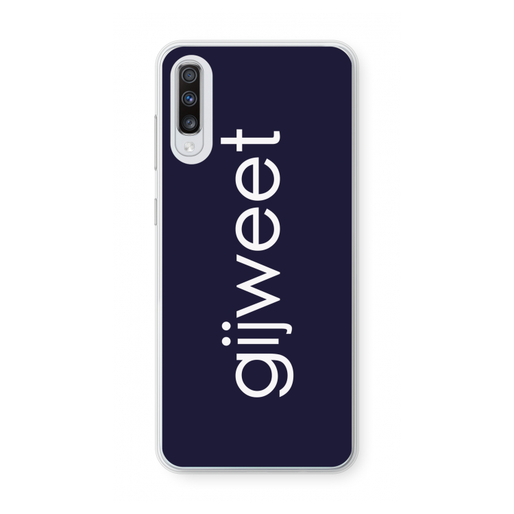 Gijweet: Samsung Galaxy A70 Transparant Hoesje