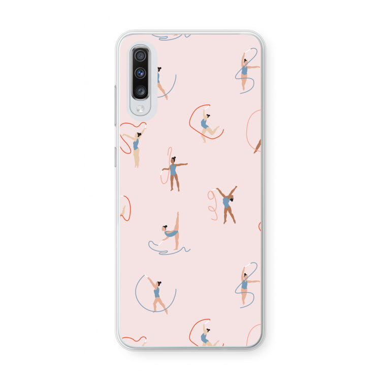 Dancing #3: Samsung Galaxy A70 Transparant Hoesje