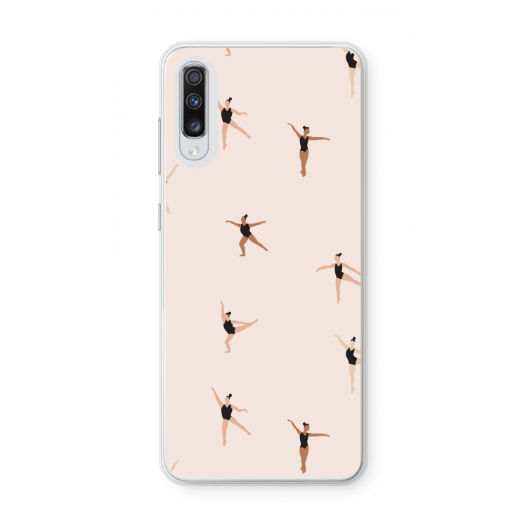 Dancing #1: Samsung Galaxy A70 Transparant Hoesje