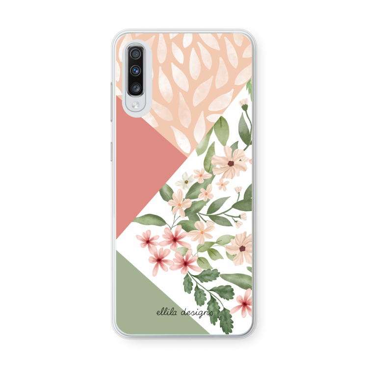 Sweet heaven geometrics: Samsung Galaxy A70 Transparant Hoesje